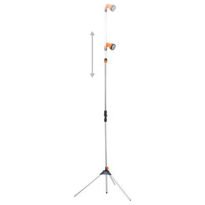 Prysznic ogrodowy na statywie, 221 cm, aluminium