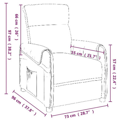 vidaXL Fotel masujący, czarny, sztuczna skóra