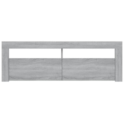 vidaXL Szafka pod TV z LED, szary dąb sonoma, 120x35x40 cm model standard