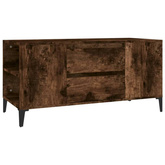 Szafka pod TV, przydymiony dąb, 102x44,5x50 cm vidaXL