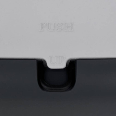 vidaXL Transporter dla zwierząt, szaro-czarny, 55x36x35 cm, PP