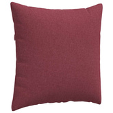 Poduszki na sofę 2 pcs Czerwone wino 60 x 60 cm tkanina