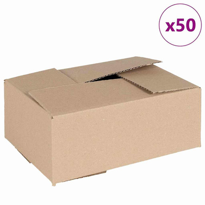 Pudełko składane 50 pcs Naturalny 25 x 17,5 x 10 cm Tektura