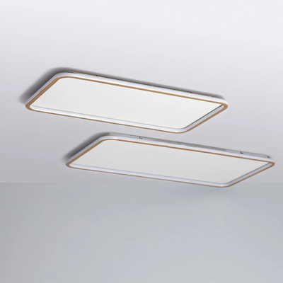 Plafon LED 60W Prostokątny Złoty CCT 3000K/4000K/6000K 110x70cm Abruzzo Angelo