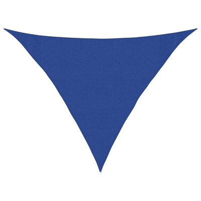 Żagiel przeciwsłoneczny, 160 g/m?, niebieski, 3x3x4,2 m, HDPE