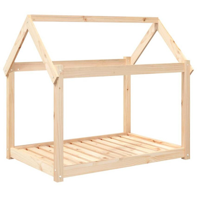 vidaXL Legowisko dla psa, 101x70x90 cm, lite drewno sosnowe