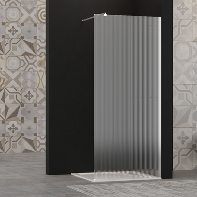 KABINA WALK-IN II INVENA TREND 110X200CM RYFLOW.8MM SHINY-GLASS CHROM