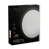 Plafon PERETI LED 24W biały pierścień 35cm, 4000K barwa neutralna, 2400lm, IP44, 220-240V EDO777613 EDO Solutions