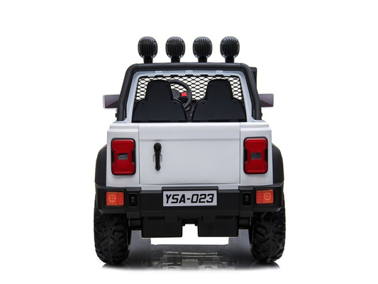 Auto Terenowe Na Akumulator YSA023 Biały 24V Dla Dzieci LED Pilot MP3