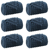 Koce narzutowe 6 pcs Granatowy 150 x 130 cm Polar