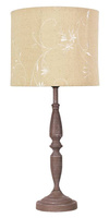 Lampka nocna Safari beżowa z abażurem E27 60W