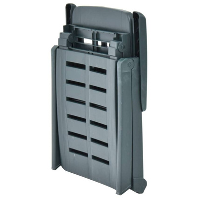 vidaXL Składany leżak, plastikowy, zielony