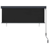 Roleta antracytowy 180 x 250 cm Materiał i Aluminium