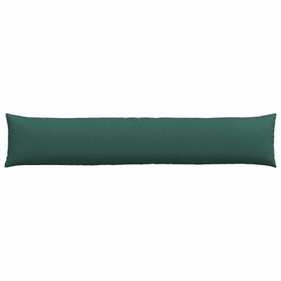 Poduszki na sofę 2 pcs Ciemna zieleń 200 x 40 cm tkanina