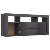 vidaXL Szafka pod TV, szara, 120x30x50 cm, materiał drewnopochodny