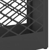 Stojak na Parasol Deszczowy Czarny 28 x 12 x 41 cm Stal