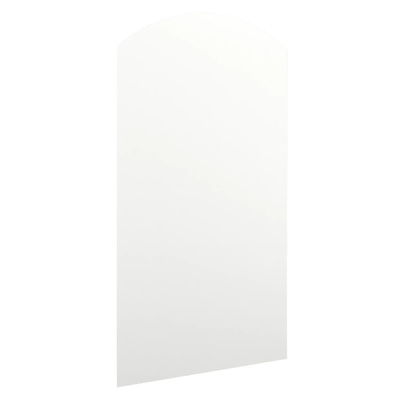 Lustro z lampami LED, 90x45 cm, szklane, z łukiem vidaXL