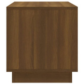 vidaXL Szafka pod TV, brązowy dąb 70x41x44 cm materiał drewnopochodny