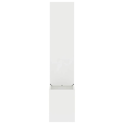 Ekran zapewniający prywatność w ogrodzie Biały 32 x 150 cm