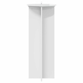 Stojak na rośliny 2 pcs Biały wysoki połysk ?40 x 100 cm