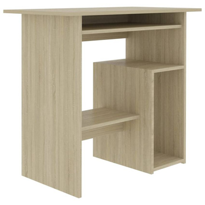 vidaXL Biurko, dąb sonoma, 80x45x74 cm, materiał drewnopochodny
