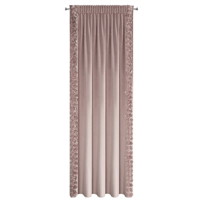 Zasłona Roses pudrowa 140x270