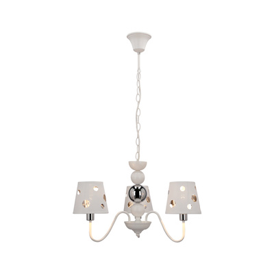 Żyrandol biały lampa wisząca 3xE14 Batley Ledea 50203109