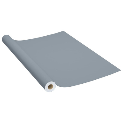 Okleiny meblowe samoprzylepne, 2 szt., szare, 500x90 cm, PVC
