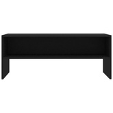 vidaXL Szafka pod TV, czarna, 100x40x40 cm, materiał drewnopochodny