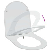 Deska toaletowa Biały 47 x 36 x 3,4 cm Duroplast