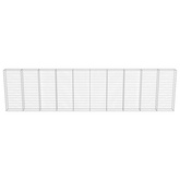 Murek gabionowy z pokrywami, stal galwanizowana, 600x30x150 cm