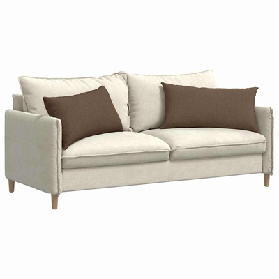 Poduszki na sofę 2 pcs Brązowy 80 x 40 cm tkanina