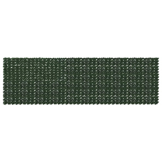 Parawan balkonowy z liśćmi Ciemnozielony 500 x 150 cm