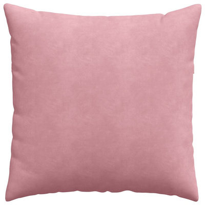 Poduszki na sofę 2 pcs Różowy 80 x 80 cm Tkanina sztruksowa