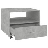vidaXL Stolik kawowy, betonowy, 55,5x55x45 cm, materiał drewnopochodny