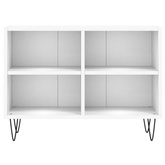 vidaXL Szafka pod TV, biała, 69,5x30x50 cm, materiał drewnopochodny