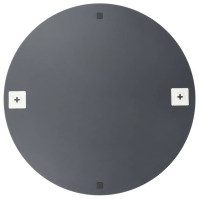 vidaXL Lustro ścienne, 70 cm, okrągłe, szklane