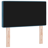 Zagłówek Ciemnoniebieski 80 cm Aksamit