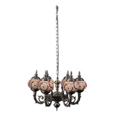 Lampa wisząca mozaikowa orientalne ULFN321-1