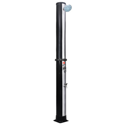 Ogrodowy prysznic solarny z końcówką prysznicową i kranem, 40 L