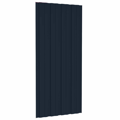 Panel dachowy 36 pcs antracytowy 100 x 45 cm Stal galwanizowana