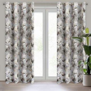 Zasłona Lari popielata 140x250