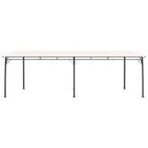 Zadaszenie ogrodowe, 6 x 3 x 2,55 m, kremowe