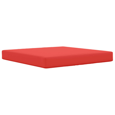 Poduszka do sofy na zewnątrz Czerwony 80 x 80 x 8 cm Poliester