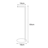 Prosty, biały stojak na papier toaletowy KS-60 PAPER STAND - KAJA HOME