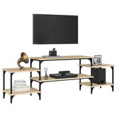 vidaXL Szafka pod TV, dąb sonoma, 157x35x52 cm