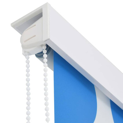 vidaXL Roleta prysznicowa 140 x 240 cm, wzór w koła