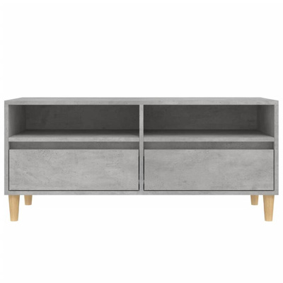 Szafka pod TV, szarość betonu, 100x34,5x44,5 cm vidaXL