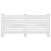 Osłona na kaloryfer, biała, 172x19x81,5 cm, MDF