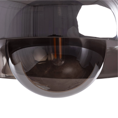 Lampa Wisząca metal i szkło dymione G9 ?24cm Abruzzo Cartier